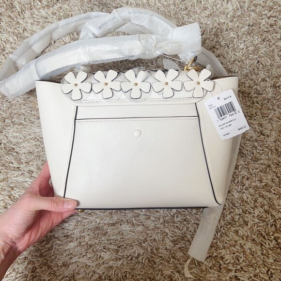 Coach Courier Carryall 23 With Floral Applique - Picture 5 of 9